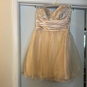 Strapless formal dress size 9/10